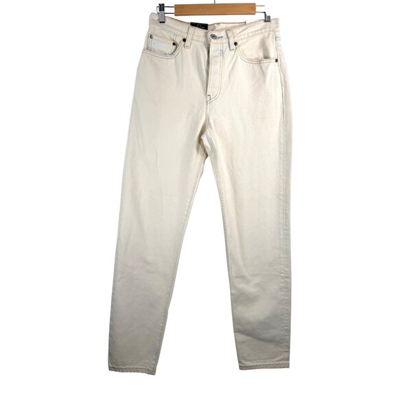 Levis 501 '81 Womens jeans cream button fly 90s 80s sz 27 - Picture 1 of 11
